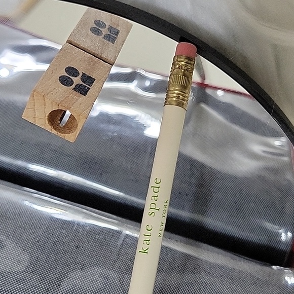 Kate Spade Stationaries( Pencil case, pencil, sharpener) - Picture 7 of 7